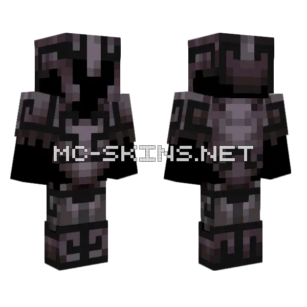 Null Soldier Fixed Minecraft skin, front and back