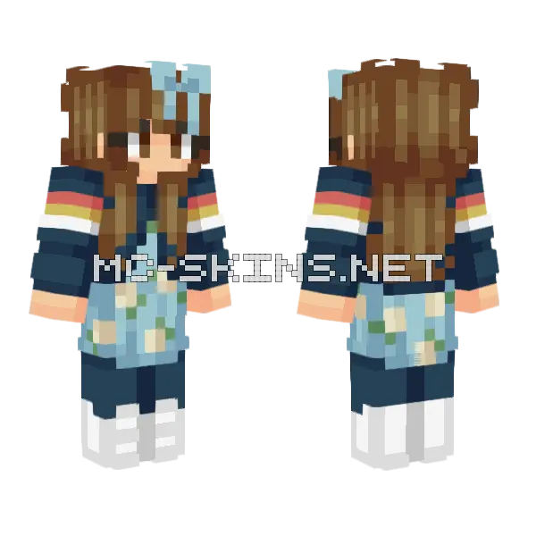 Number One Earthbound Fan Minecraft skin, front and back