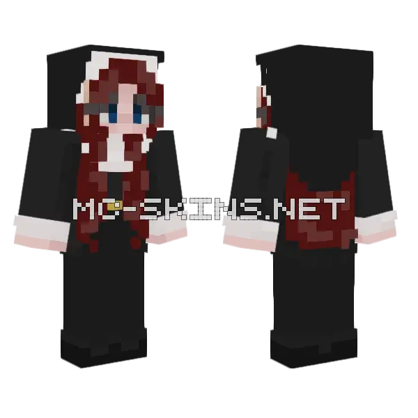 Nun Mai Minecraft skin, front and back