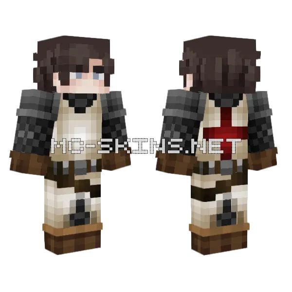 Nurse Outfit Minecraft skin, front and back