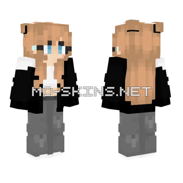 Nwm Girl Minecraft skin, front and back