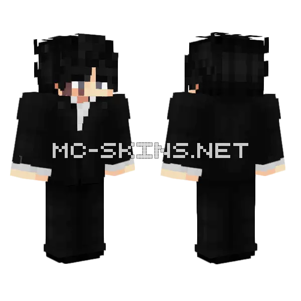 Nye Minecraft skin, front and back