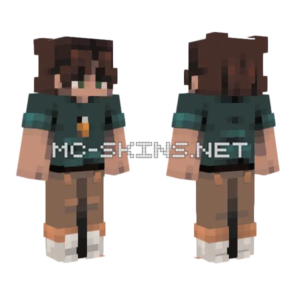 Oakesteban FS Minecraft skin, front and back