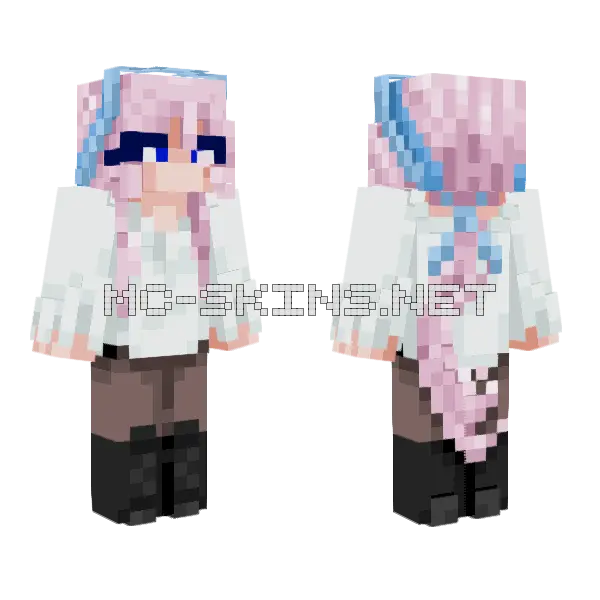 Oasis Sailor Minecraft skin, front and back