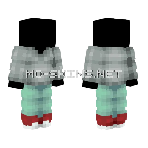 Ob Chill Guy Meme Outfit Minecraft skin, front and back