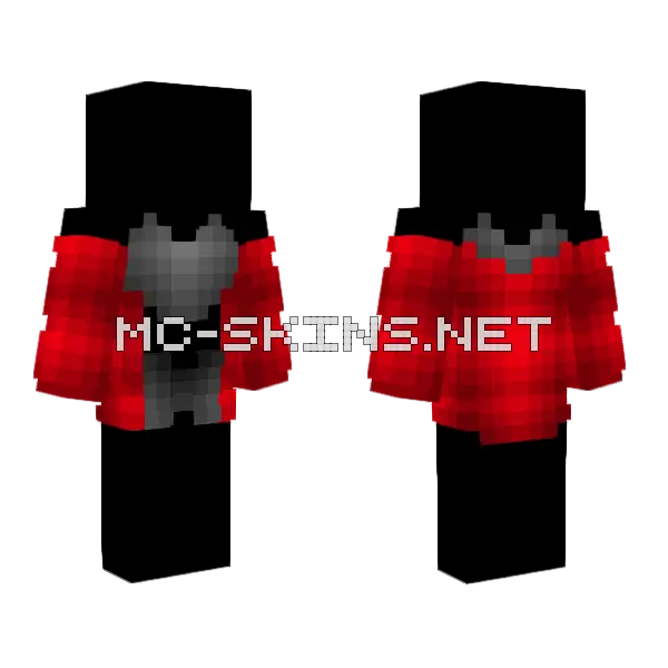 Ob Coat W Tank Top Shorts 3 Minecraft skin, front and back