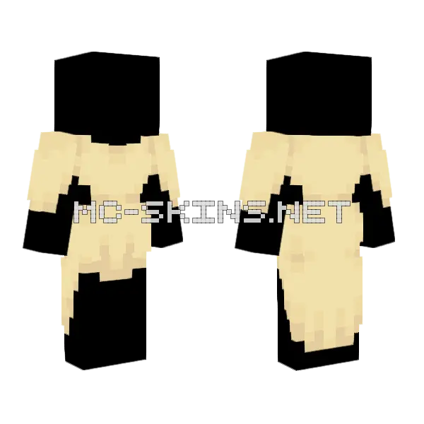 Ob Sunlight Yellow Sundress Minecraft skin, front and back