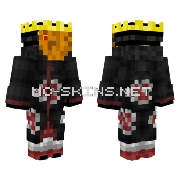 Obito The GOAT Of Love Minecraft skin, front and back