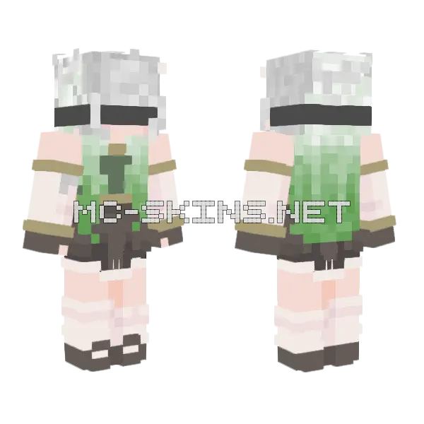 Oblivion Smp Alaster Minecraft skin, front and back