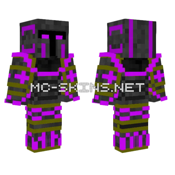 Obsidian Soldier, front and back