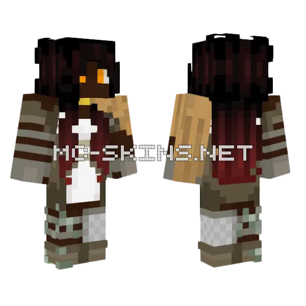 Oc 6 Fixed Minecraft skin, front and back