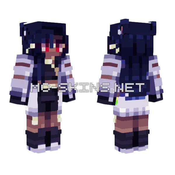 Oc Calming Waters Minecraft skin, front and back