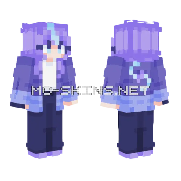 Oc Creds Astelleria Minecraft skin, front and back