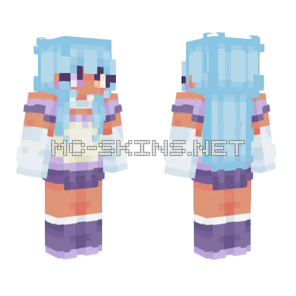 Oc Creds Mizisuaispeqk Minecraft skin, front and back