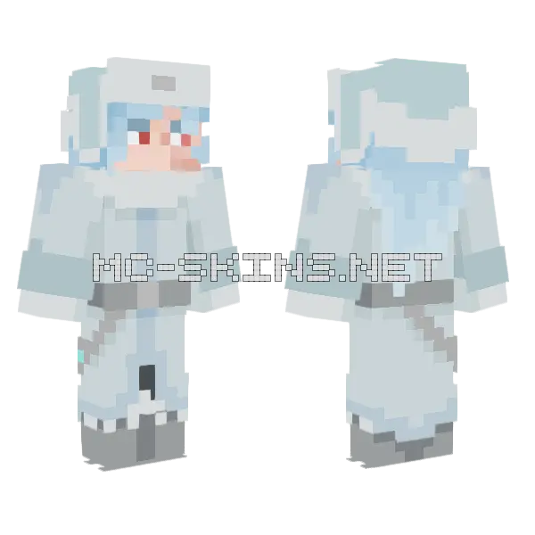 OC Katka Minecraft skin, front and back