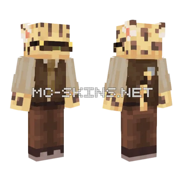 Ocelot Skin Minecraft skin, front and back