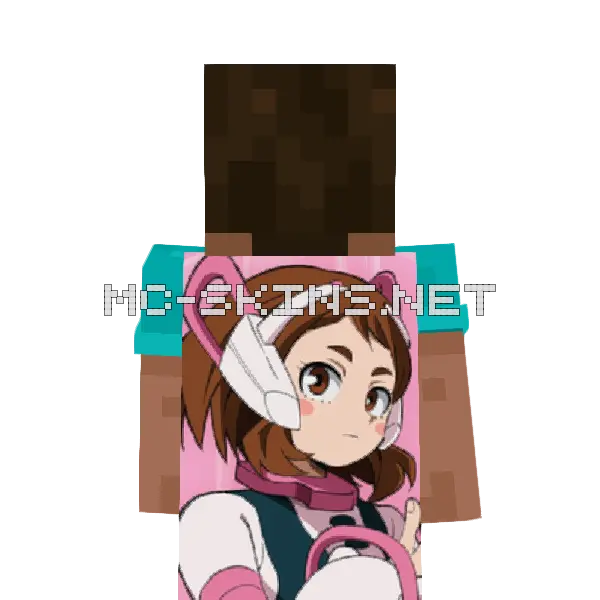 Ochako Uraraka cape, outside and lining