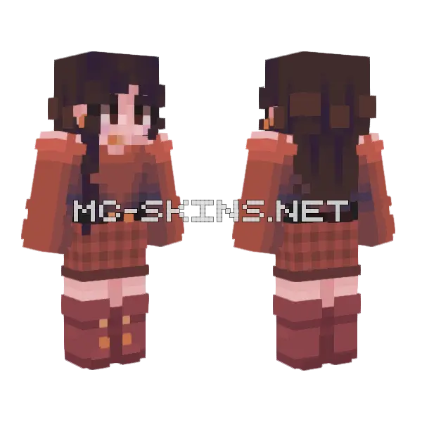 October Passed Me By Ce Minecraft skin, front and back