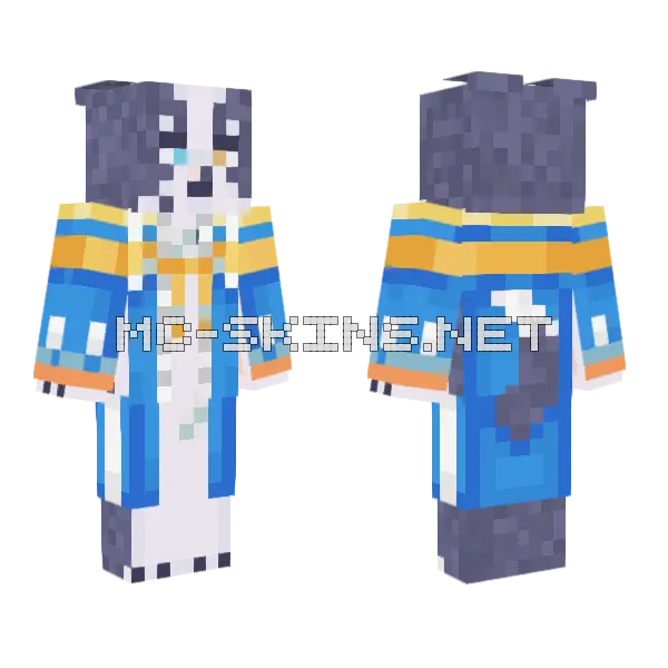 Oddy Dog Minecraft skin, front and back