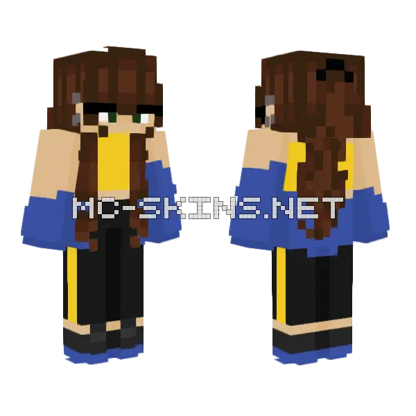 Off Shoulder 2 Minecraft skin, front and back