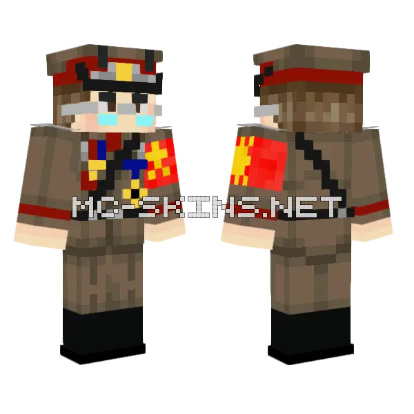 Officer Skin Minecraft skin, front and back