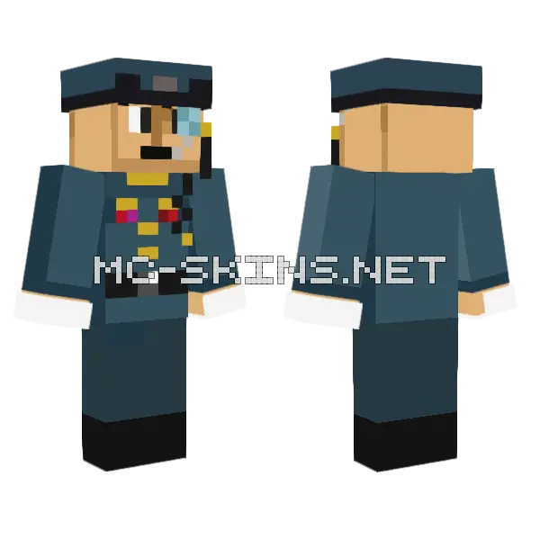 Officer Uniform, front and back