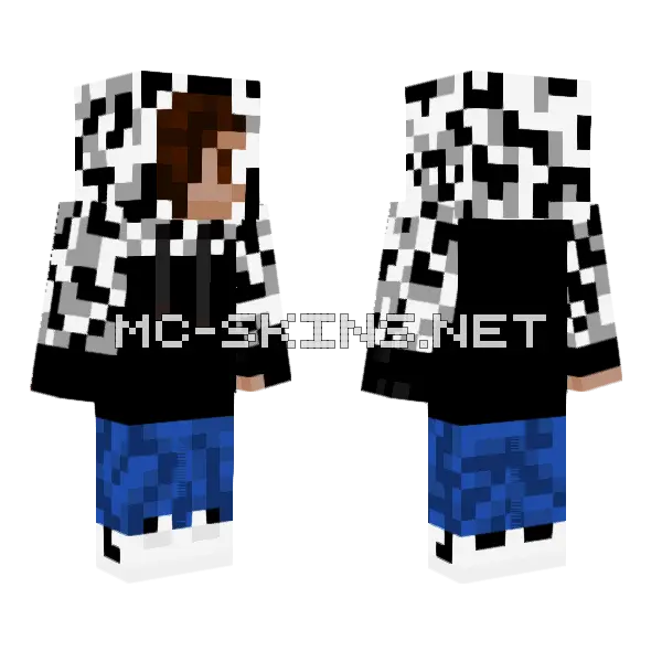 Official A1phaz Skin Minecraft skin, front and back