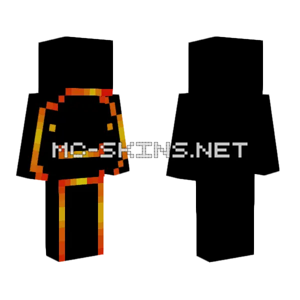 Official Lava Dream Minecraft skin, front and back