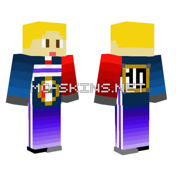 Ofi Gdansk Minecraft skin, front and back