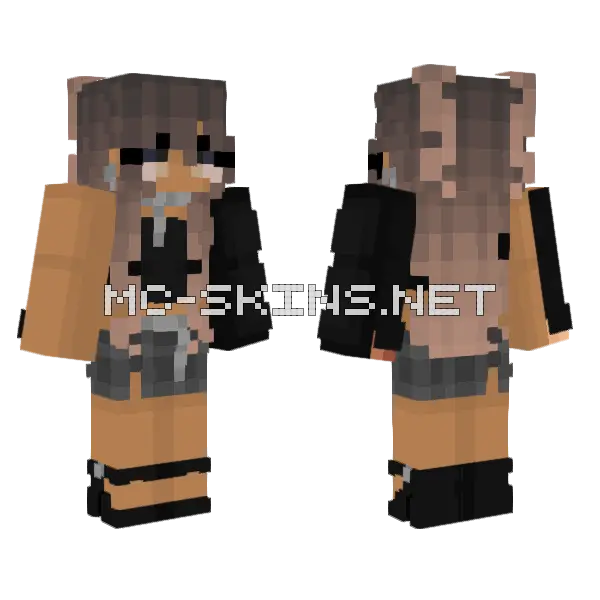 Oh Bbyg Minecraft skin, front and back