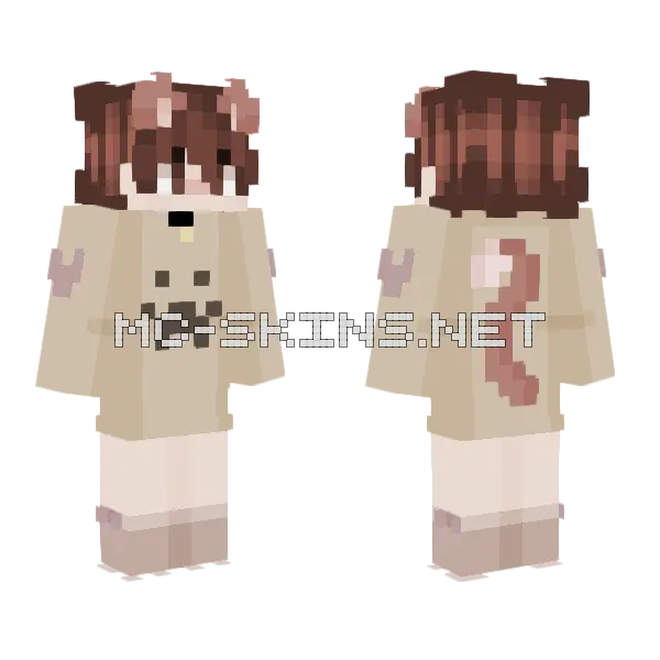 Oh Lazy Days Minecraft skin, front and back