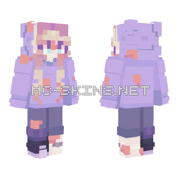 Oh Mom This Isn't Paint Minecraft skin, front and back