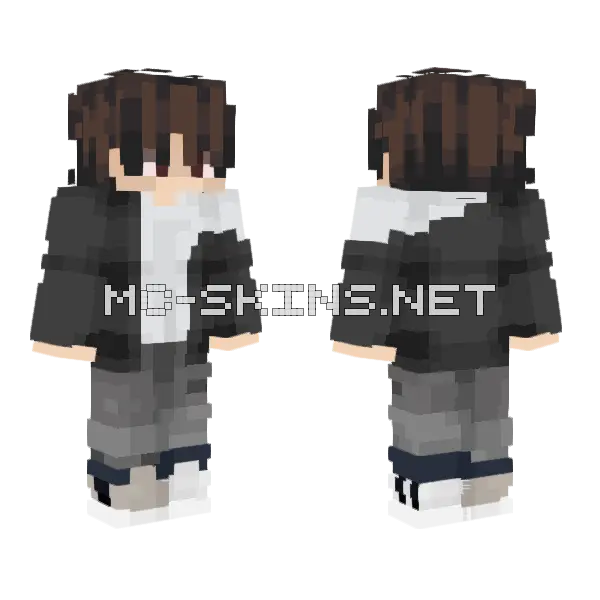 Oh Weekends Minecraft skin, front and back