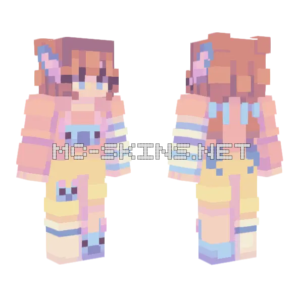 Ohana Means Family Rce Minecraft skin, front and back