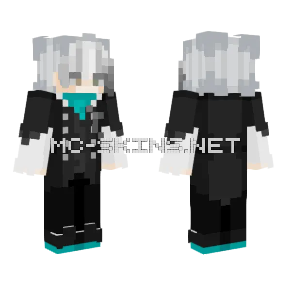 Okokokokokok Minecraft skin, front and back