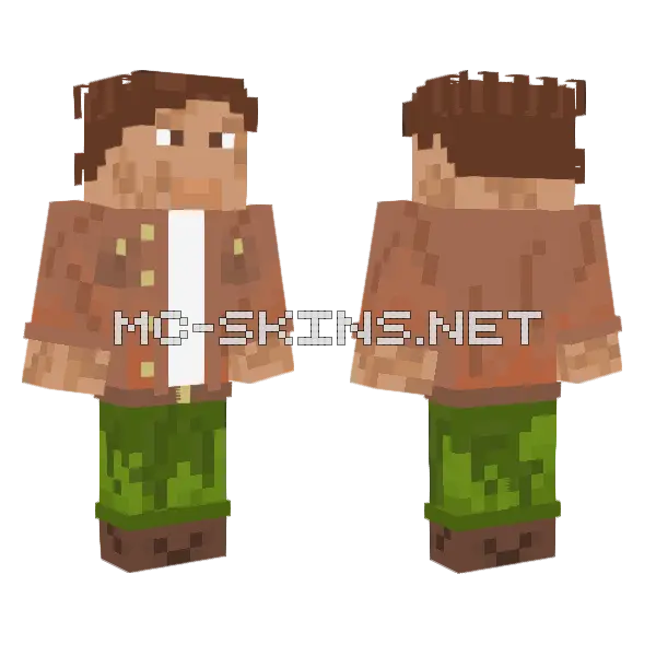Old Money Minecraft skin, front and back