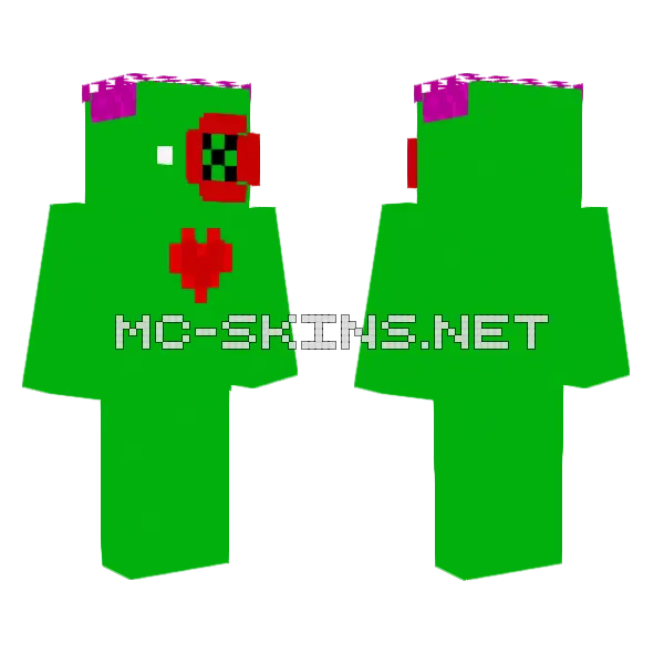 Old Skin Minecraft skin, front and back