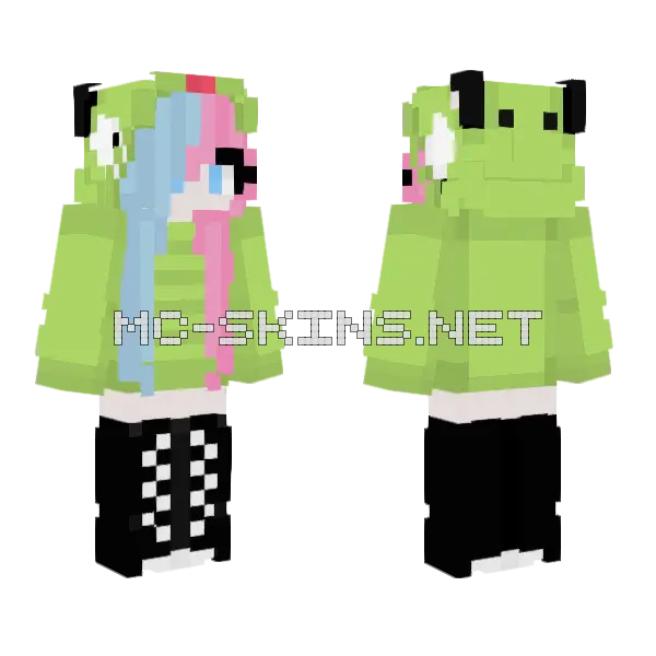 Old Style Skin Minecraft skin, front and back