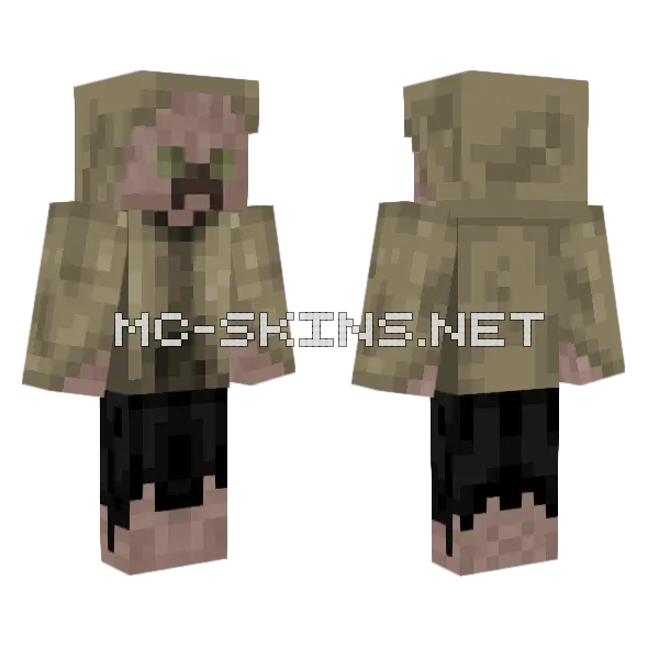 Old Troll Skin Minecraft skin, front and back