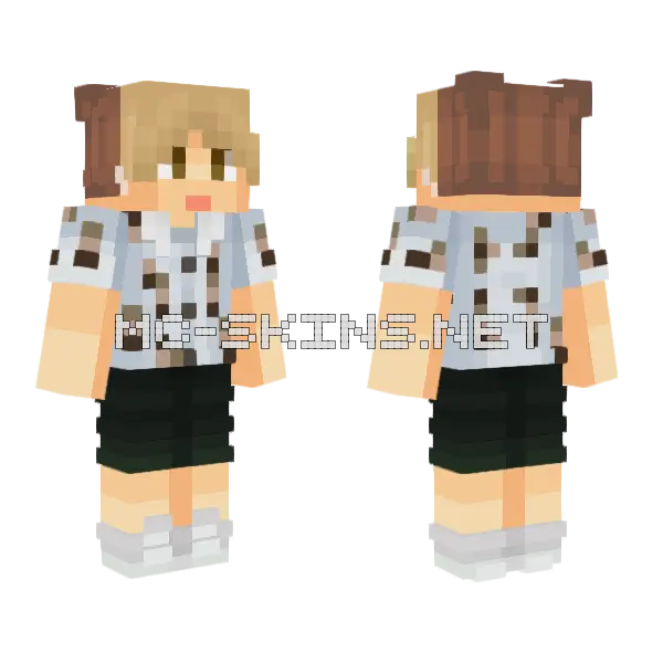 Oli Orionsound Minecraft skin, front and back