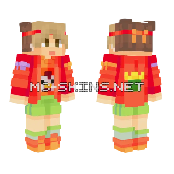 Oli Orionsound Training Skin Minecraft skin, front and back