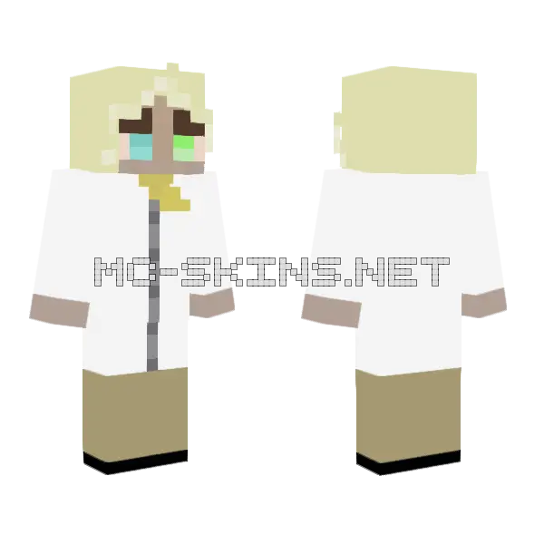 Olive Adil Minecraft skin, front and back