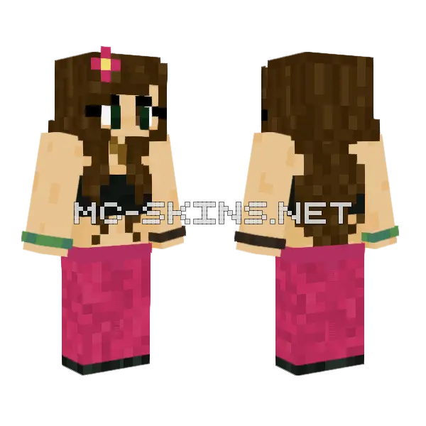 Olive23232388888 Minecraft skin, front and back