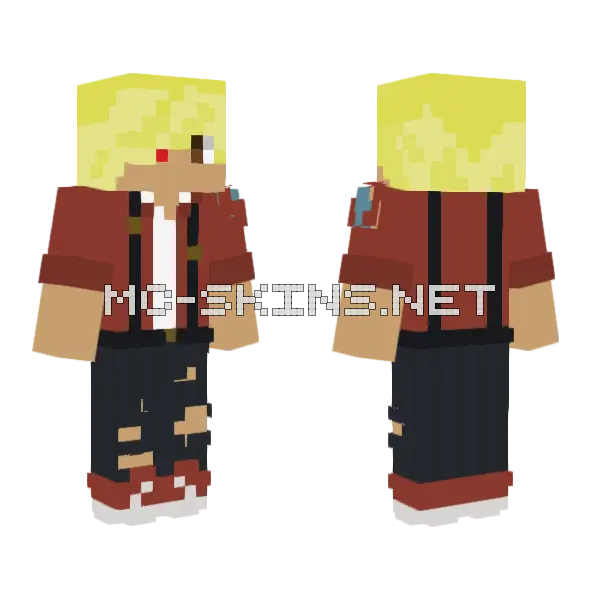 Olstiff Minecraft skin, front and back