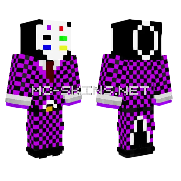 Omega Suit Minecraft skin, front and back