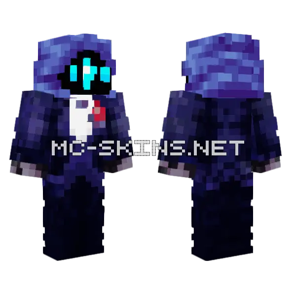 Omen De Terno Minecraft skin, front and back
