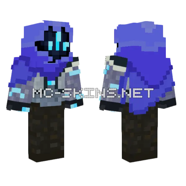 Omen Valorant Updated Minecraft skin, front and back