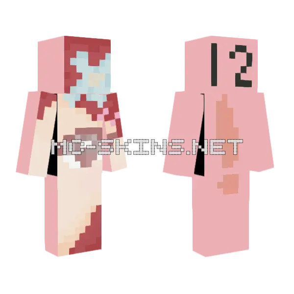 Omg Omg Read Desc Minecraft skin, front and back