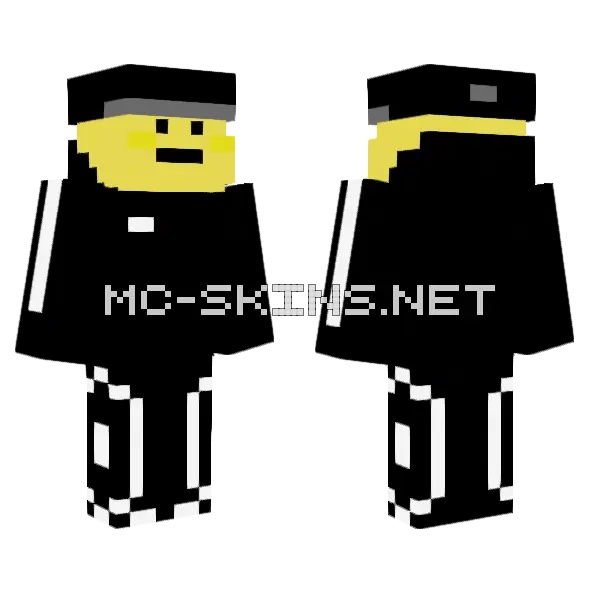 Omogok Minecraft skin, front and back