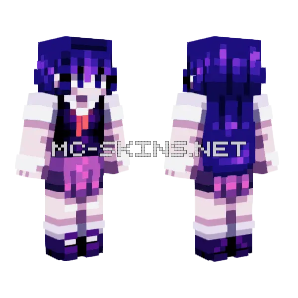 Omori Mari Minecraft skin, front and back